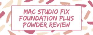 mac studio fix foundation plus powder